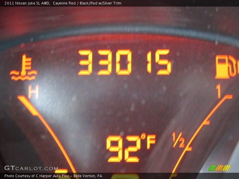 Cayenne Red / Black/Red w/Silver Trim 2011 Nissan Juke SL AWD