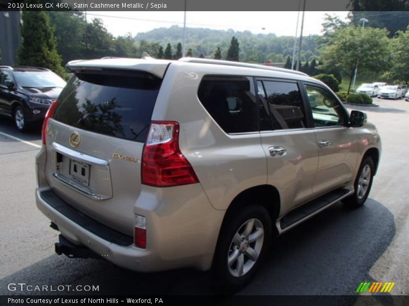Satin Cashmere Metallic / Sepia 2010 Lexus GX 460