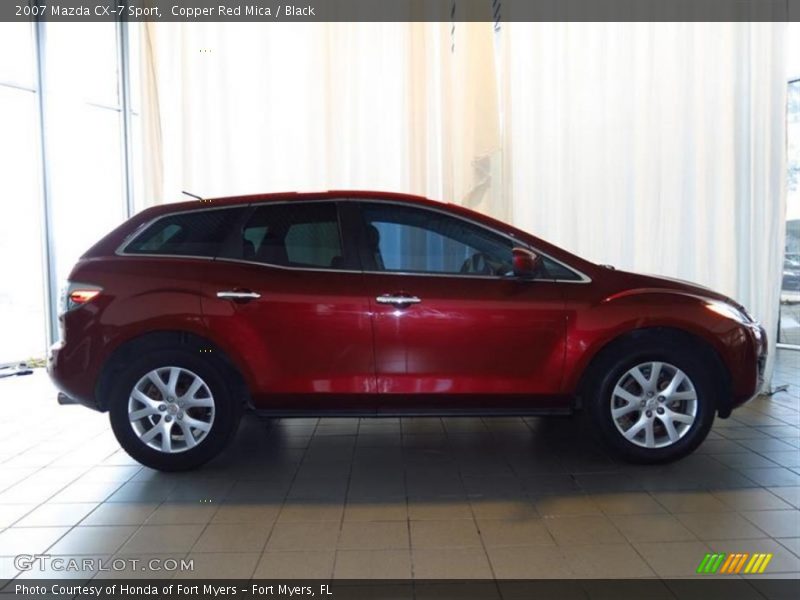 Copper Red Mica / Black 2007 Mazda CX-7 Sport
