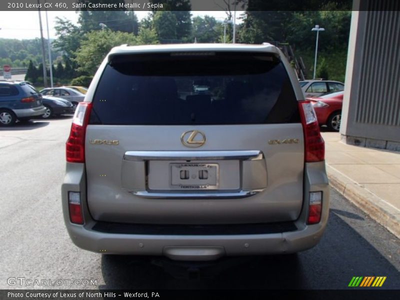 Satin Cashmere Metallic / Sepia 2010 Lexus GX 460