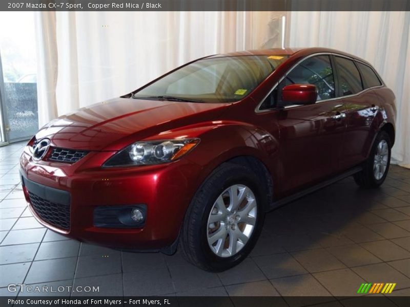 Copper Red Mica / Black 2007 Mazda CX-7 Sport