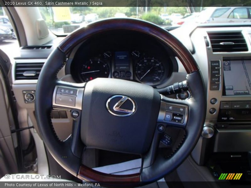 Satin Cashmere Metallic / Sepia 2010 Lexus GX 460