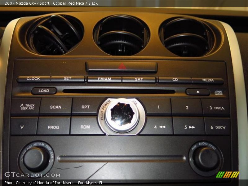 Copper Red Mica / Black 2007 Mazda CX-7 Sport