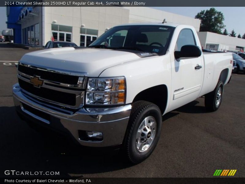 Summit White / Ebony 2014 Chevrolet Silverado 2500HD LT Regular Cab 4x4