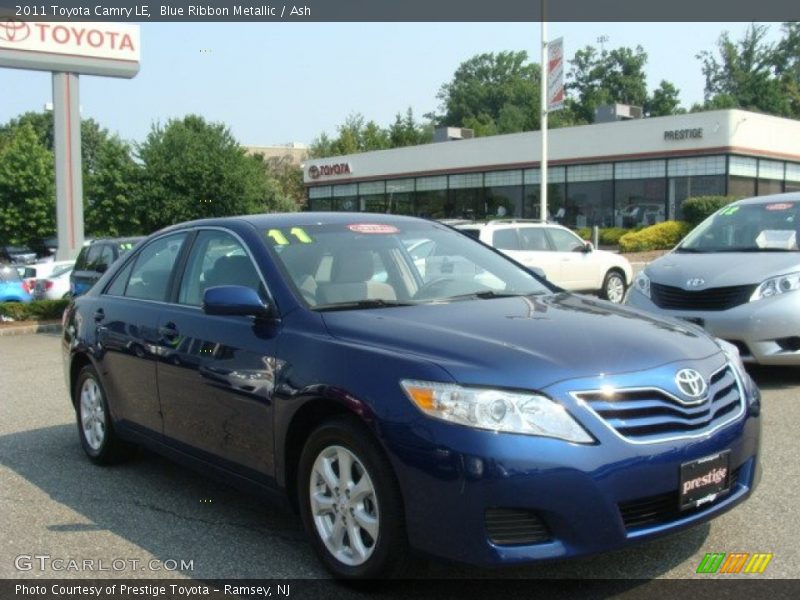 Blue Ribbon Metallic / Ash 2011 Toyota Camry LE