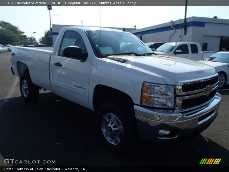 Summit White / Ebony 2014 Chevrolet Silverado 2500HD LT Regular Cab 4x4