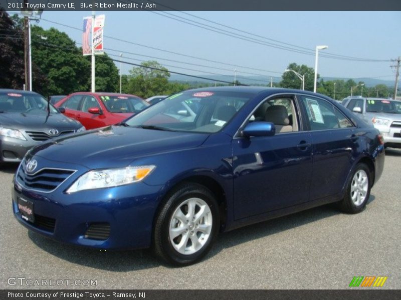 Blue Ribbon Metallic / Ash 2011 Toyota Camry LE