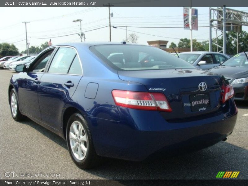 Blue Ribbon Metallic / Ash 2011 Toyota Camry LE