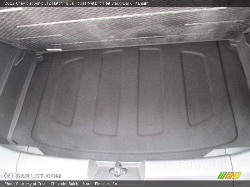 Blue Topaz Metallic / Jet Black/Dark Titanium 2013 Chevrolet Sonic LTZ Hatch