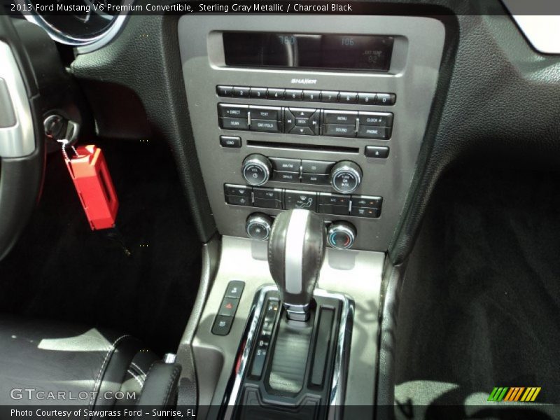 Sterling Gray Metallic / Charcoal Black 2013 Ford Mustang V6 Premium Convertible