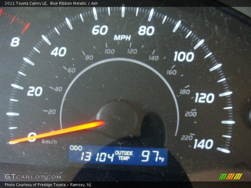Blue Ribbon Metallic / Ash 2011 Toyota Camry LE