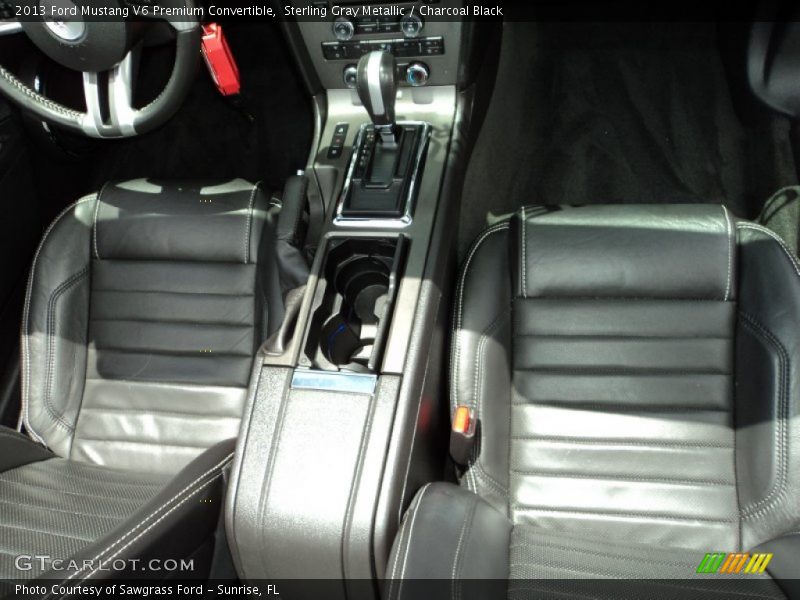 Sterling Gray Metallic / Charcoal Black 2013 Ford Mustang V6 Premium Convertible