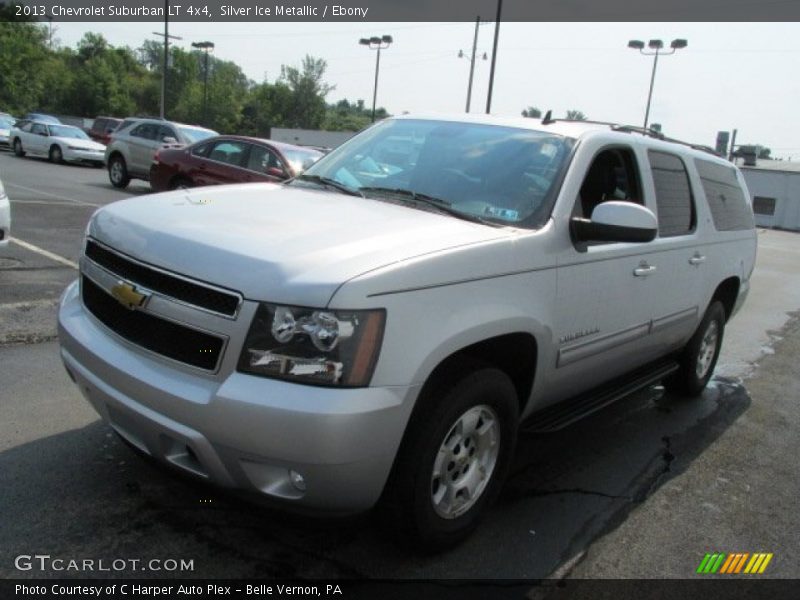 Silver Ice Metallic / Ebony 2013 Chevrolet Suburban LT 4x4