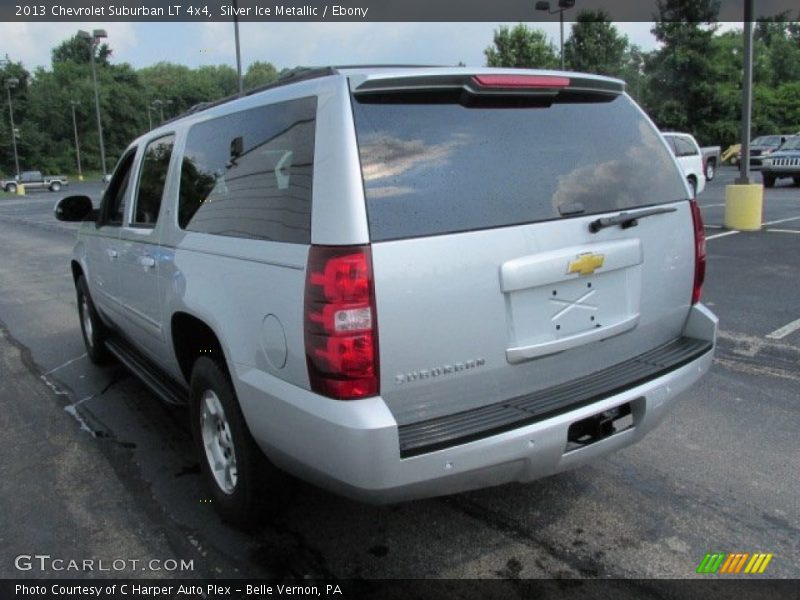 Silver Ice Metallic / Ebony 2013 Chevrolet Suburban LT 4x4