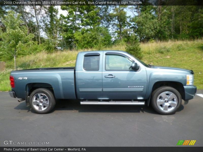  2009 Silverado 1500 LTZ Extended Cab 4x4 Blue Granite Metallic