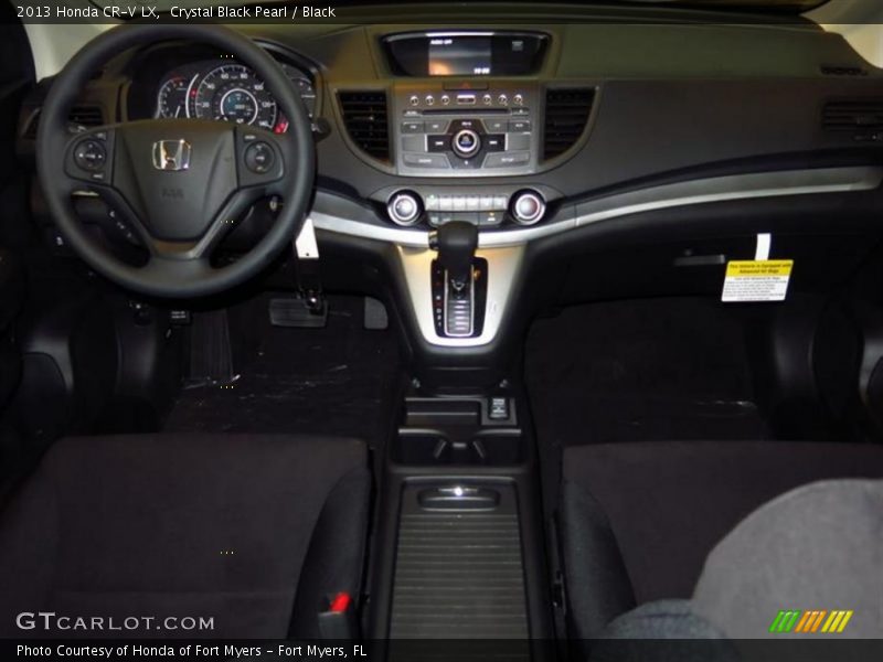Crystal Black Pearl / Black 2013 Honda CR-V LX