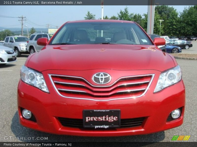 Barcelona Red Metallic / Ash 2011 Toyota Camry XLE