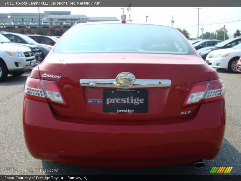 Barcelona Red Metallic / Ash 2011 Toyota Camry XLE