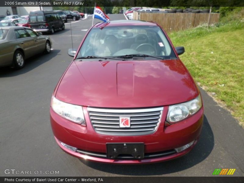  2006 ION 3 Sedan Berry Red