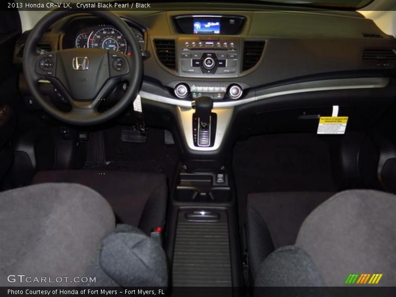 Crystal Black Pearl / Black 2013 Honda CR-V LX