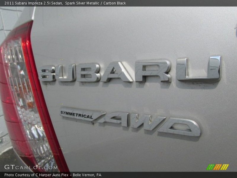 Spark Silver Metallic / Carbon Black 2011 Subaru Impreza 2.5i Sedan