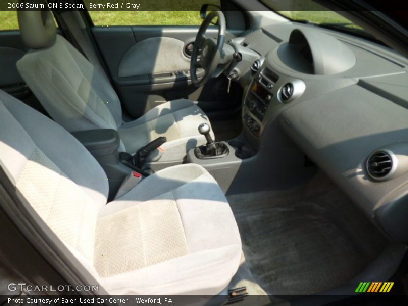 Berry Red / Gray 2006 Saturn ION 3 Sedan