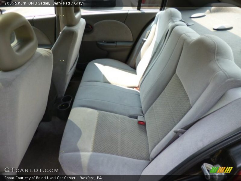 Rear Seat of 2006 ION 3 Sedan