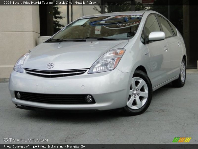 Classic Silver Metallic / Gray 2008 Toyota Prius Hybrid Touring