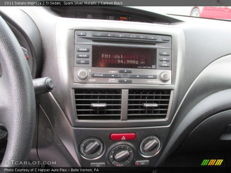 Spark Silver Metallic / Carbon Black 2011 Subaru Impreza 2.5i Sedan