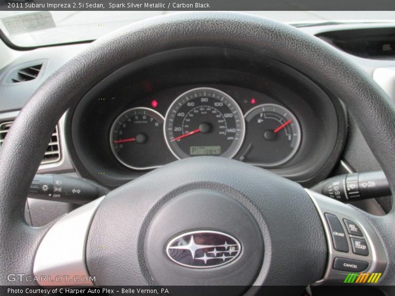Spark Silver Metallic / Carbon Black 2011 Subaru Impreza 2.5i Sedan