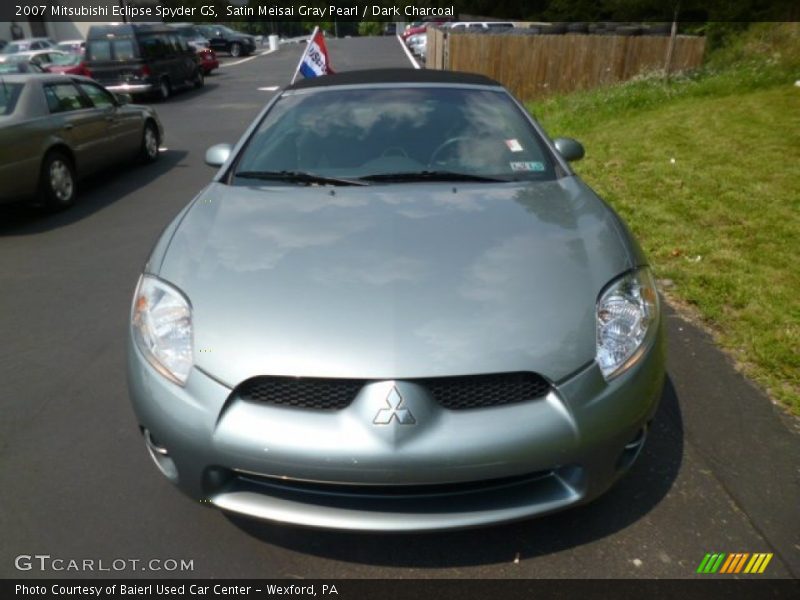 Satin Meisai Gray Pearl / Dark Charcoal 2007 Mitsubishi Eclipse Spyder GS