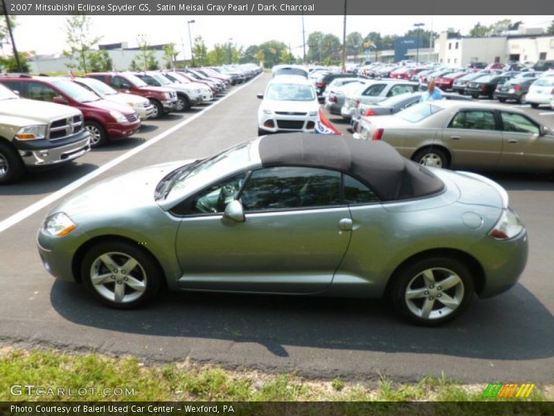 Satin Meisai Gray Pearl / Dark Charcoal 2007 Mitsubishi Eclipse Spyder GS