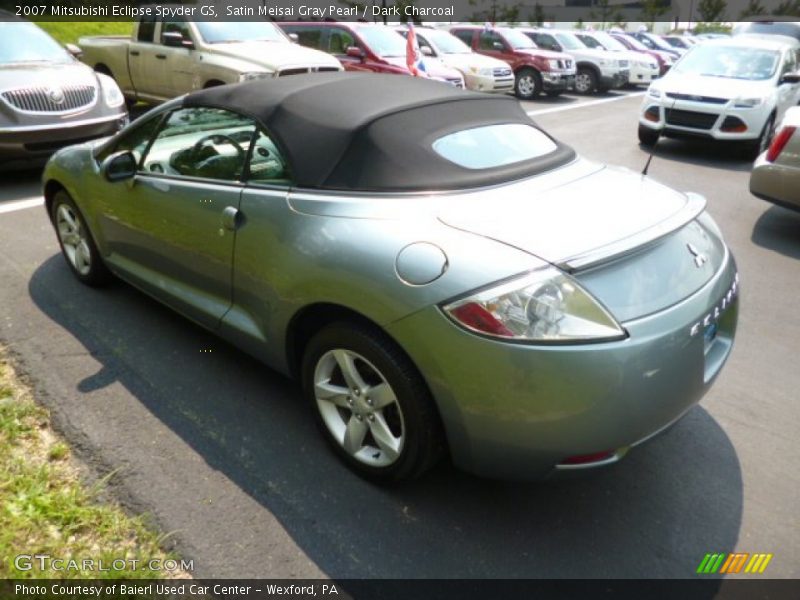 Satin Meisai Gray Pearl / Dark Charcoal 2007 Mitsubishi Eclipse Spyder GS