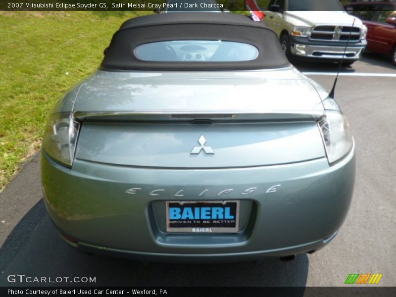 Satin Meisai Gray Pearl / Dark Charcoal 2007 Mitsubishi Eclipse Spyder GS