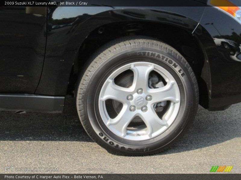 Jet Black / Gray 2009 Suzuki XL7 Luxury AWD