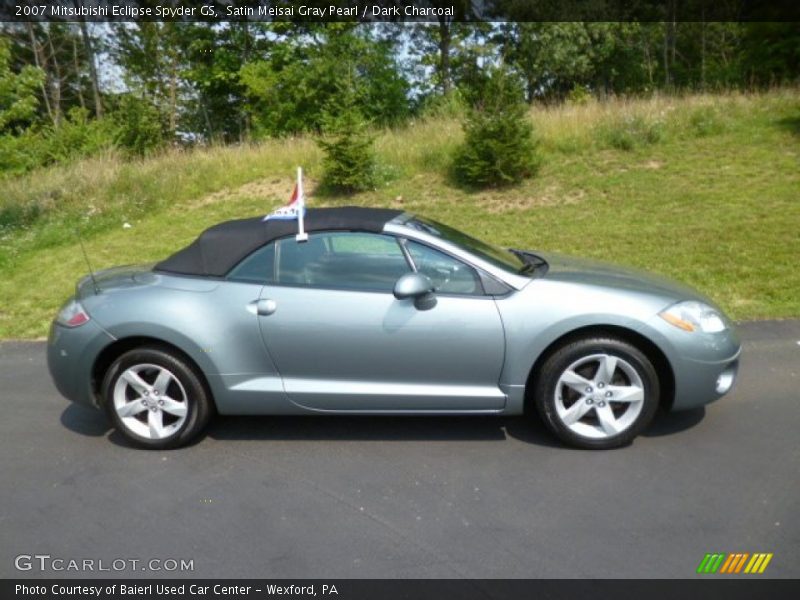 Satin Meisai Gray Pearl / Dark Charcoal 2007 Mitsubishi Eclipse Spyder GS