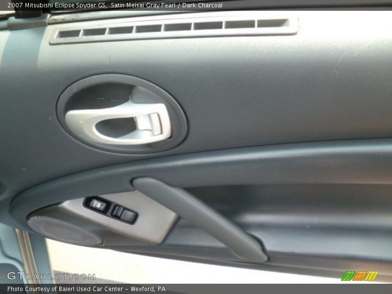 Satin Meisai Gray Pearl / Dark Charcoal 2007 Mitsubishi Eclipse Spyder GS
