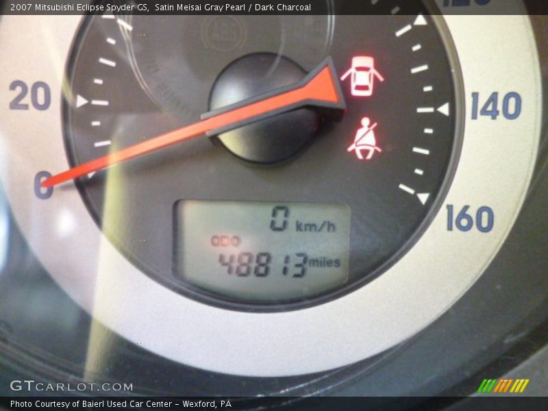 Satin Meisai Gray Pearl / Dark Charcoal 2007 Mitsubishi Eclipse Spyder GS