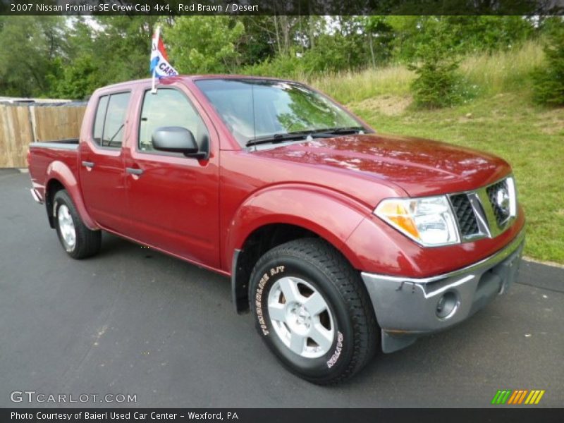 Red Brawn / Desert 2007 Nissan Frontier SE Crew Cab 4x4