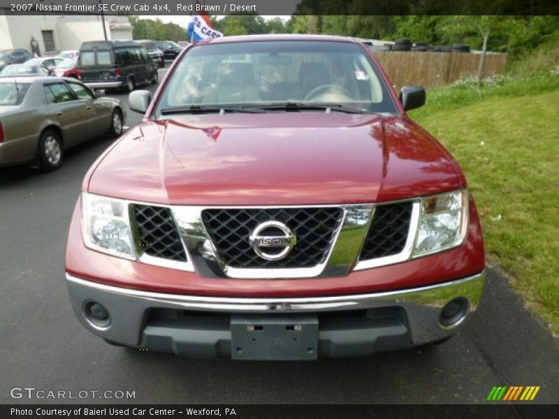 Red Brawn / Desert 2007 Nissan Frontier SE Crew Cab 4x4