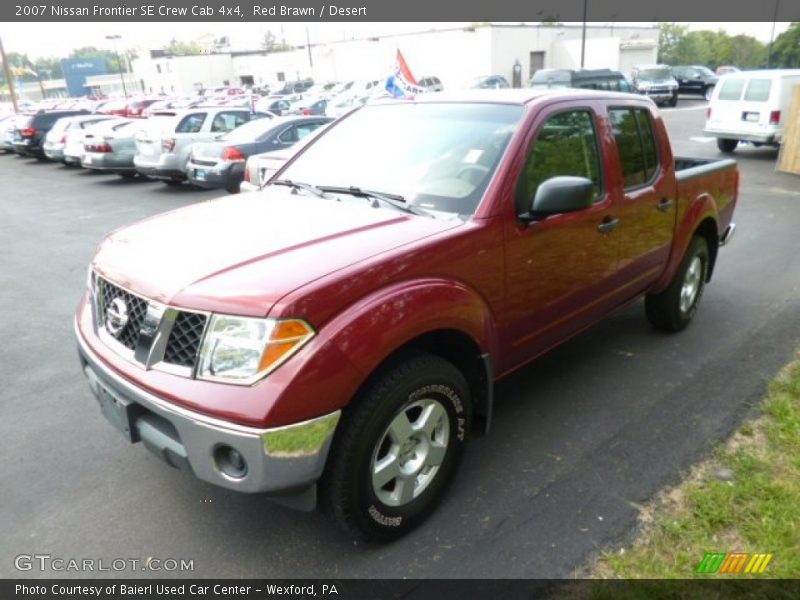 Red Brawn / Desert 2007 Nissan Frontier SE Crew Cab 4x4