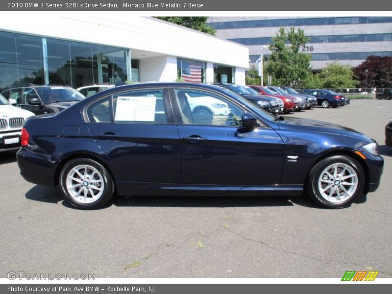 Monaco Blue Metallic / Beige 2010 BMW 3 Series 328i xDrive Sedan