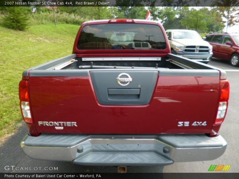 Red Brawn / Desert 2007 Nissan Frontier SE Crew Cab 4x4