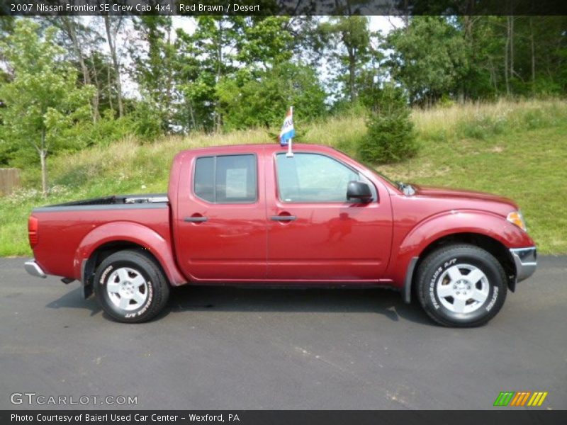 Red Brawn / Desert 2007 Nissan Frontier SE Crew Cab 4x4