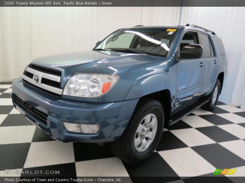 Pacific Blue Metallic / Stone 2005 Toyota 4Runner SR5 4x4
