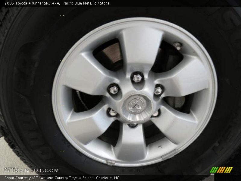 Pacific Blue Metallic / Stone 2005 Toyota 4Runner SR5 4x4