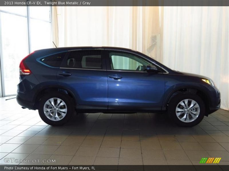 Twilight Blue Metallic / Gray 2013 Honda CR-V EX