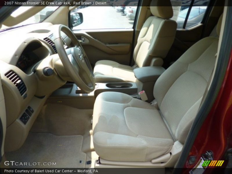 Red Brawn / Desert 2007 Nissan Frontier SE Crew Cab 4x4