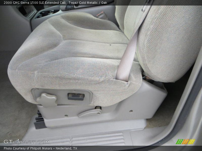 Topaz Gold Metallic / Oak 2000 GMC Sierra 1500 SLE Extended Cab