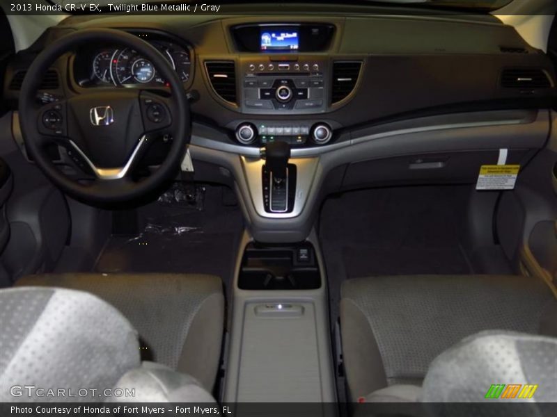 Twilight Blue Metallic / Gray 2013 Honda CR-V EX